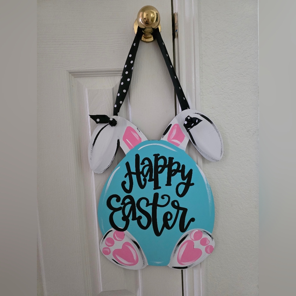 Happy Easter Bunny Door Hanger